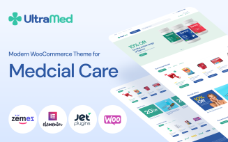 MedCare - Soft and Responsive Pharmacy WooCommerce Theme