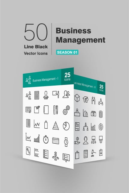 Template #93918 Icon Management Webdesign Template - Logo template Preview