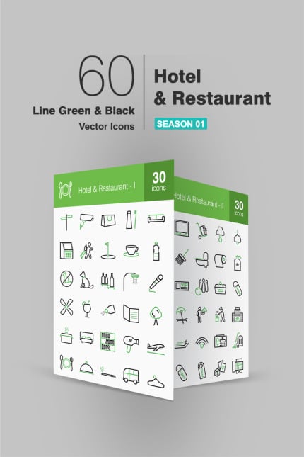 Template #93920 Icon Restaurant Webdesign Template - Logo template Preview