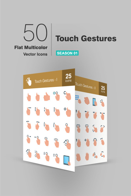 Template #93927 Gestures Icon Webdesign Template - Logo template Preview