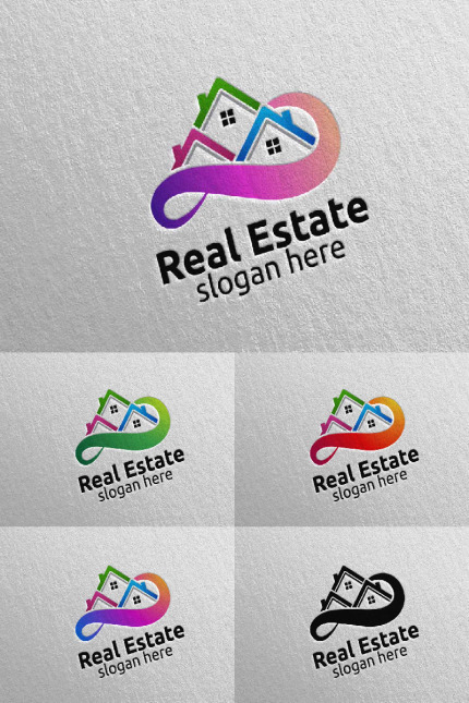Template #93990 Real Estate Webdesign Template - Logo template Preview
