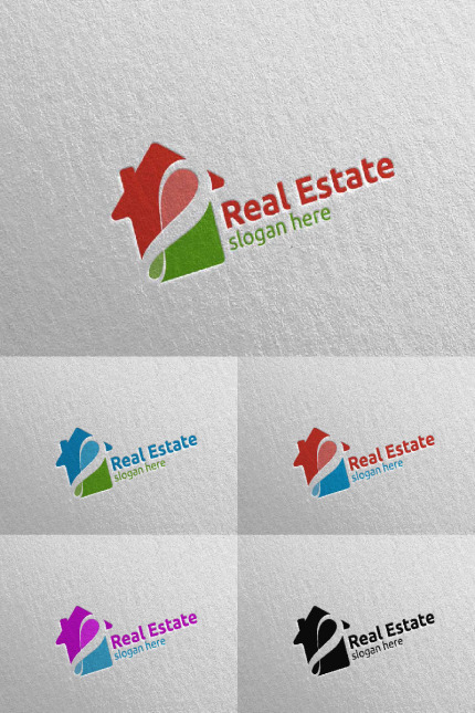 Template #93991 Real Estate Webdesign Template - Logo template Preview