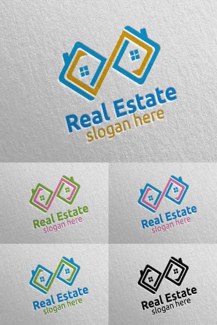 Template #93993 Real Estate Webdesign Template - Logo template Preview