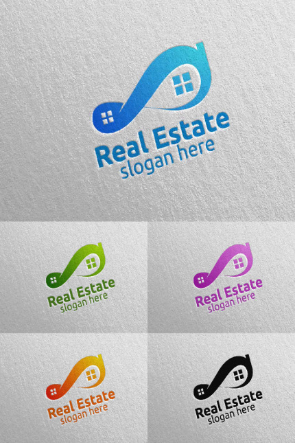 Template #93994 Real Estate Webdesign Template - Logo template Preview