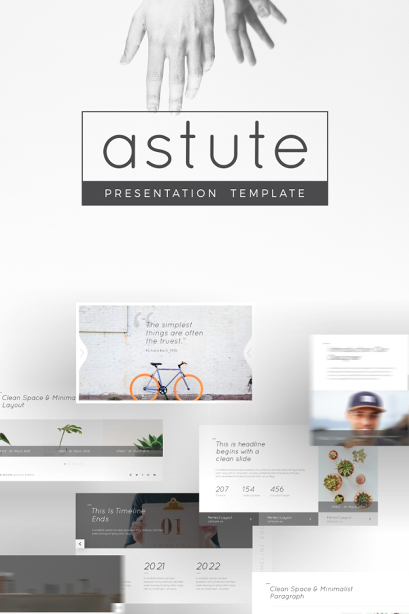 "Astute Multifunctional" - PowerPoint шаблон №93951 - скріншот