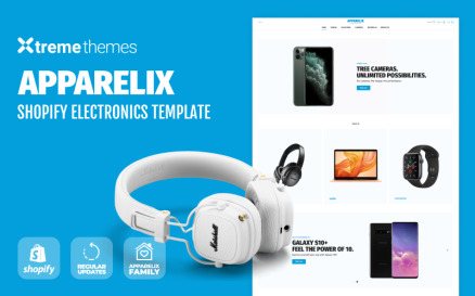 Electronics Shop on Shopify - Apparelix Shopify Theme