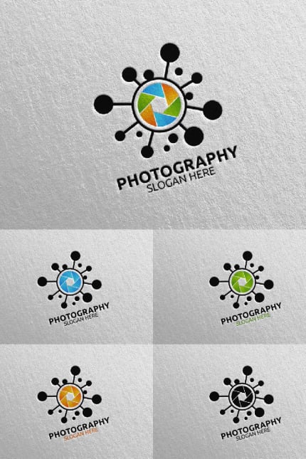 Template #94015 Photo Video Webdesign Template - Logo template Preview