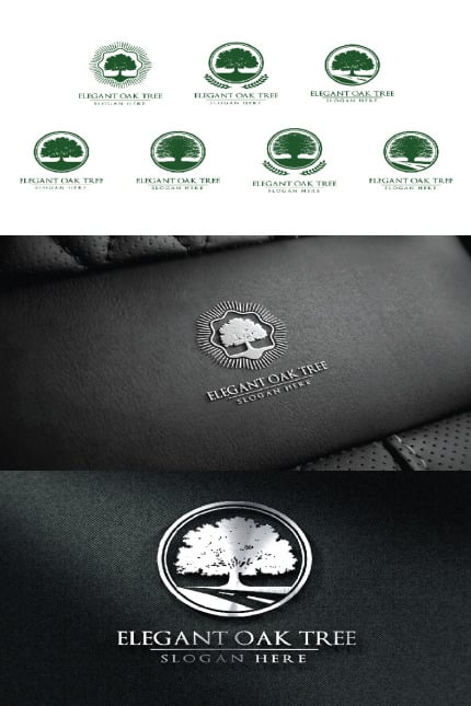 Template #94045 Oak Tree Webdesign Template - Logo template Preview