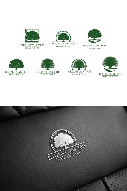 Template #94046 Oak Tree Webdesign Template - Logo template Preview