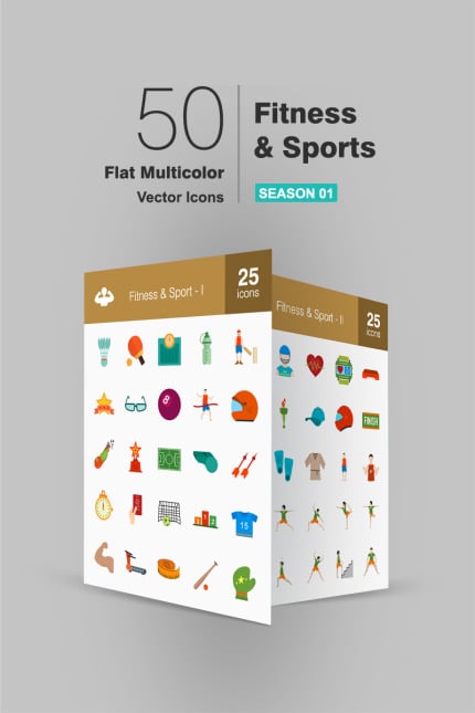 Kit Graphique #94068 Fitness Icon Divers Modles Web - Logo template Preview