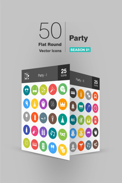Kit Graphique #94069 Party Icon Divers Modles Web - Logo template Preview