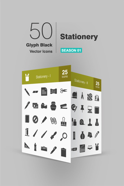 Kit Graphique #94080 Stationery Icon Divers Modles Web - Logo template Preview