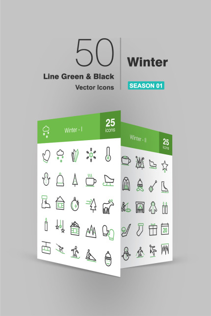 Kit Graphique #94082 Winter Icon Divers Modles Web - Logo template Preview