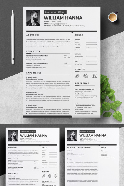 Template #94088 2 Page Webdesign Template - Logo template Preview