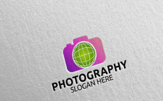 Abstract Camera Photography 21 Logo Template