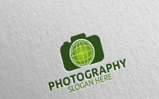 Abstract Camera Photography 22 Logo Template