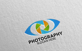 Eye Camera Phootography 19 Logo Template