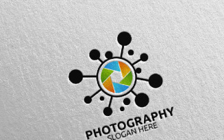 Splash Camera Photography 18 Logo Template