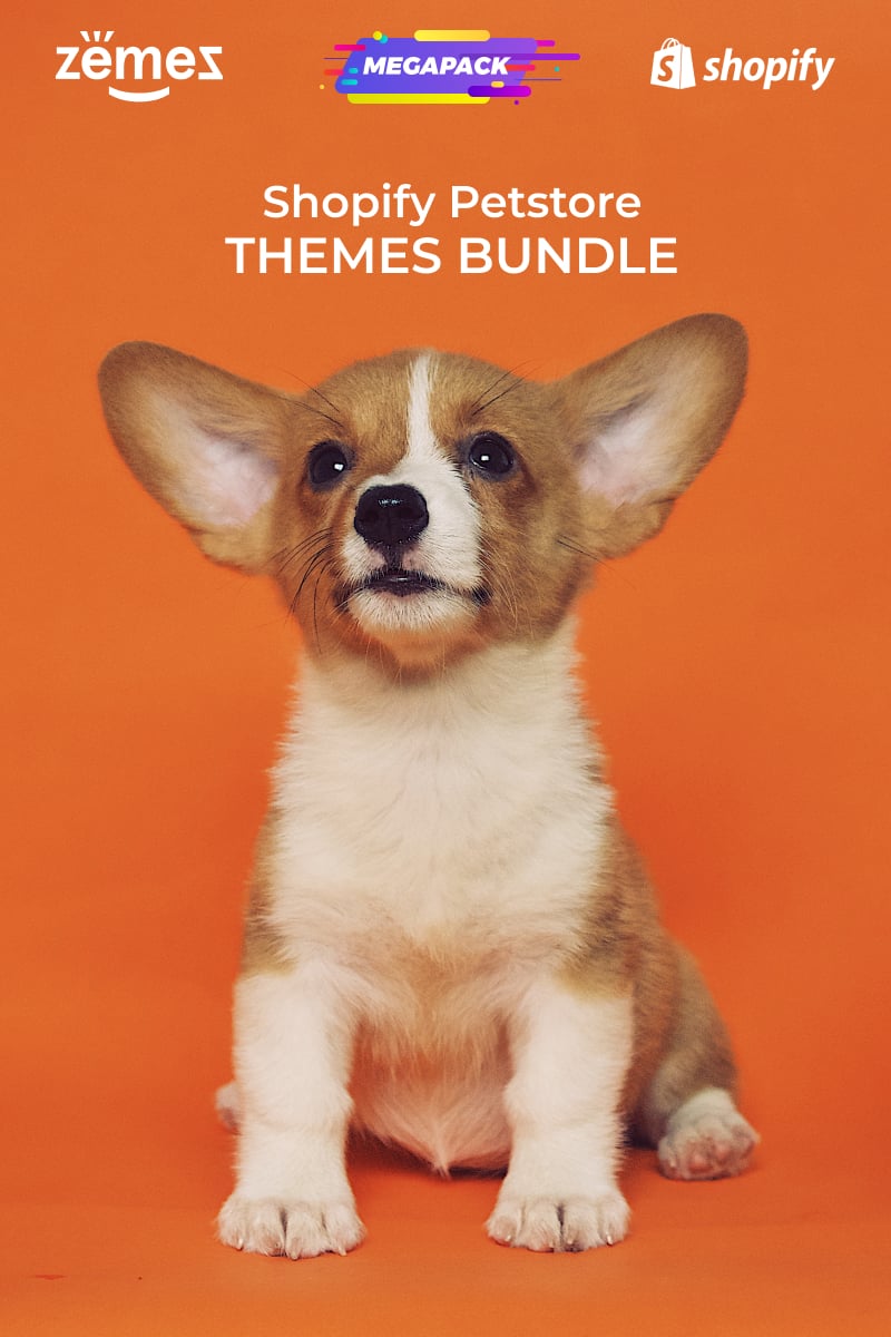 Tema Shopify "Pets Store Themes Bundle" #94003