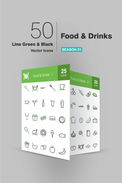 Template #94185 Icon Drinks Webdesign Template - Logo template Preview