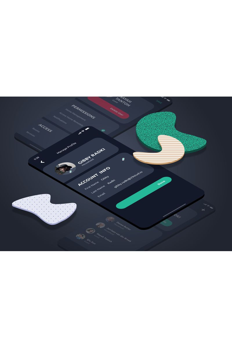 Account Dark Sketch Template - screenshot