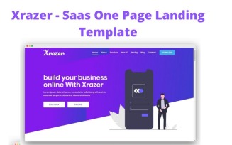 Xrazer - BootStrap 4 Responsive Landing Page Template