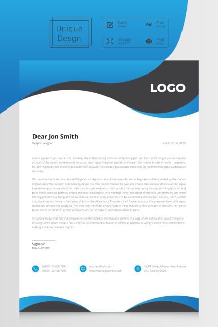 Kit Graphique #94229 Letterhead Entreprise Web Design - Logo template Preview