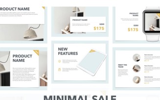 Minimal Sale - Keynote template