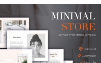 Minimal Store - Keynote template