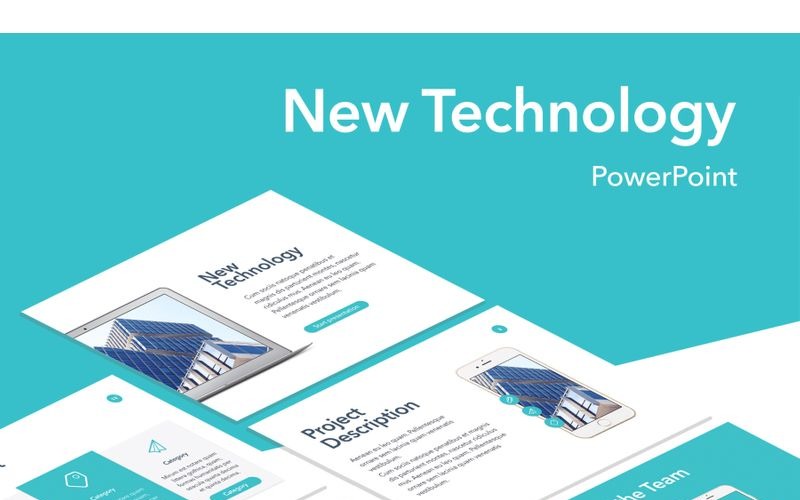 New Technology PowerPoint template PowerPoint Template