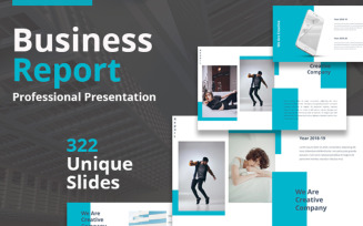 Report Presentation PowerPoint template