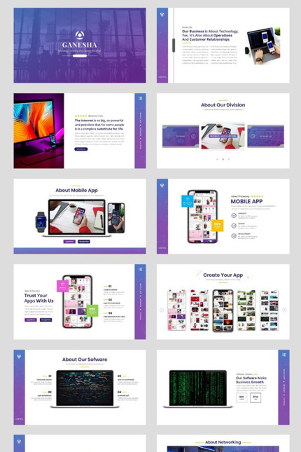 Template #94356 Information Technology Webdesign Template - Logo template Preview