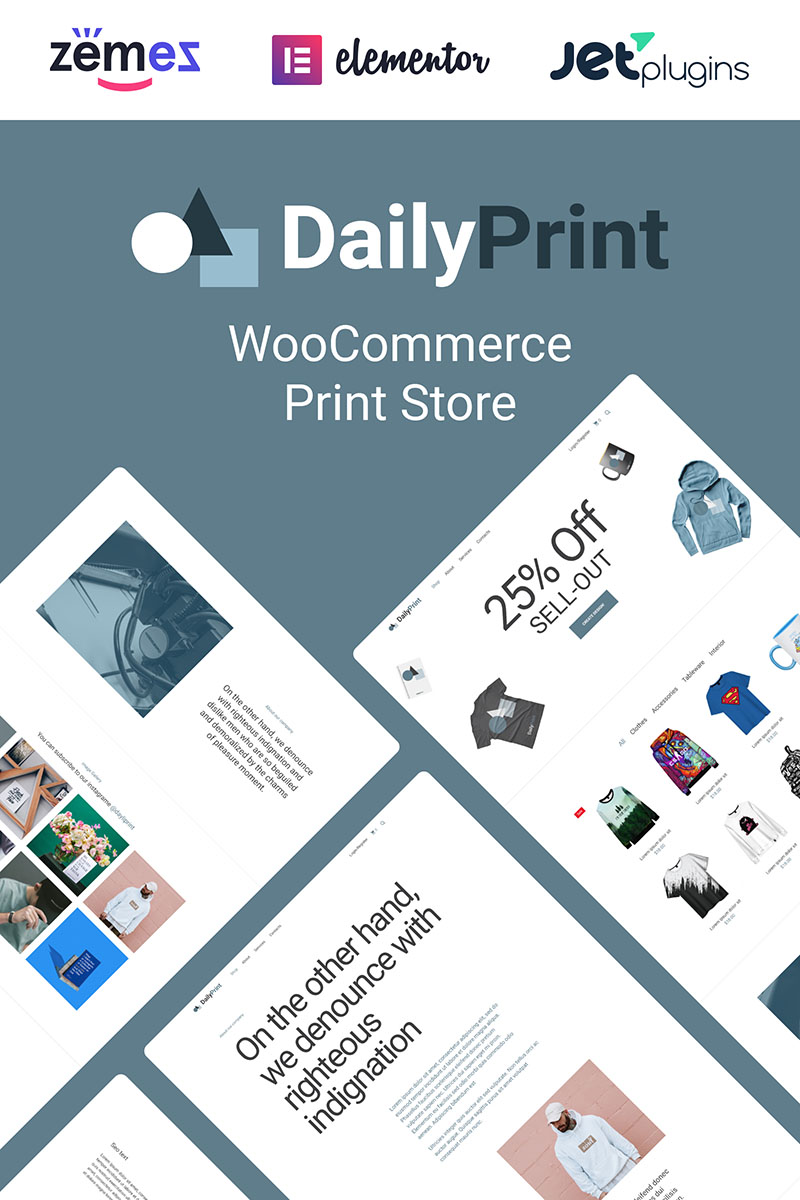 DailyPrint - Multipurpose Web To Print WooCommerce Theme - screenshot