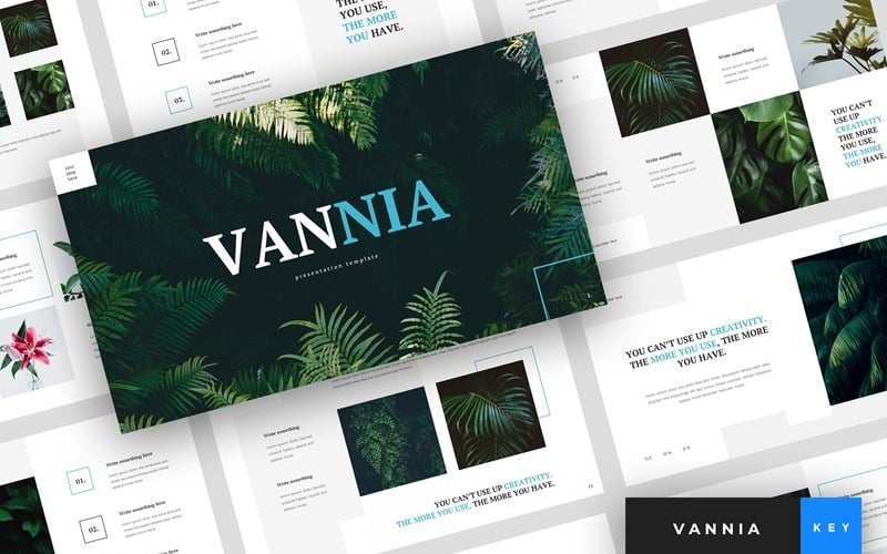 Vannia - Plant - Keynote template Keynote Template