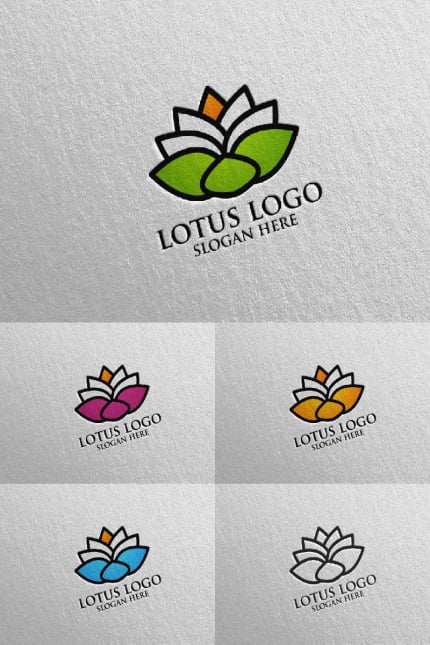 Kit Graphique #94406 Yoga Spa Divers Modles Web - Logo template Preview