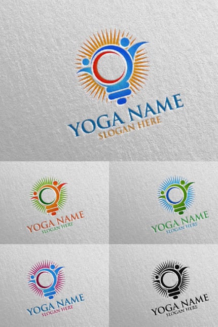 Kit Graphique #94455 Yoga Spa Divers Modles Web - Logo template Preview