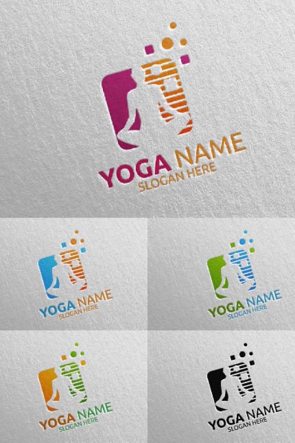 Kit Graphique #94456 Yoga Spa Divers Modles Web - Logo template Preview