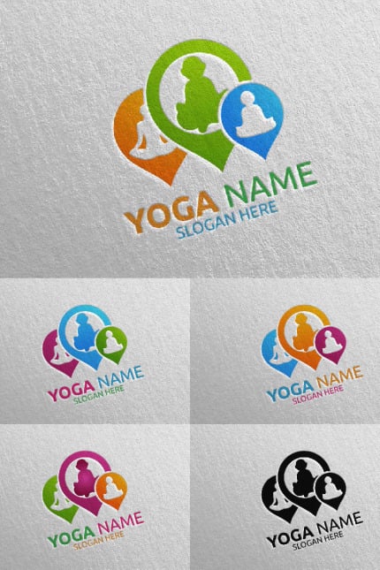 Kit Graphique #94458 Yoga Spa Divers Modles Web - Logo template Preview