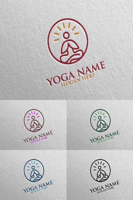 Kit Graphique #94462 Yoga Spa Divers Modles Web - Logo template Preview