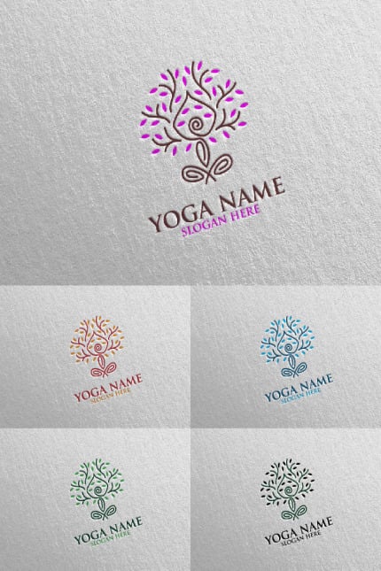 Kit Graphique #94466 Yoga Spa Divers Modles Web - Logo template Preview