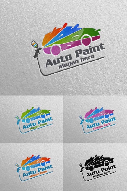 Template #94468 Logo Paint Webdesign Template - Logo template Preview