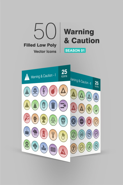 Template #94475 Icon Caution Webdesign Template - Logo template Preview