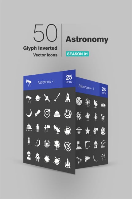 Kit Graphique #94488 Astronomy Icon Divers Modles Web - Logo template Preview