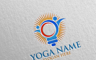 Yoga 24 Logo Template
