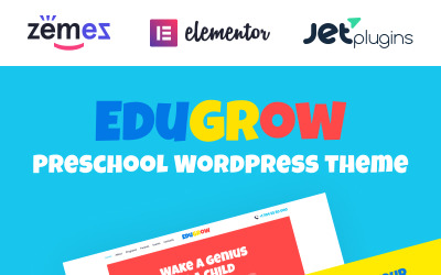 Edugrow - Preschool WordPress Theme with a Vivid Design