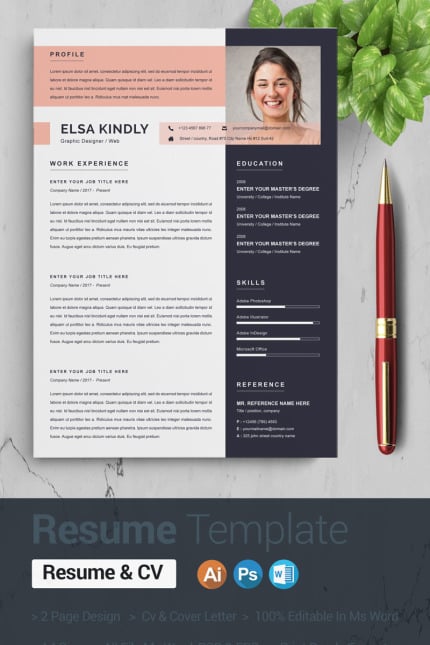 Template #94551 Page A4 Webdesign Template - Logo template Preview