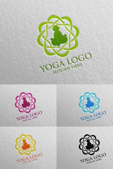 Kit Graphique #94556 Yoga Spa Divers Modles Web - Logo template Preview