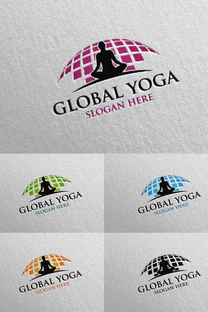 Kit Graphique #94560 Yoga Spa Divers Modles Web - Logo template Preview
