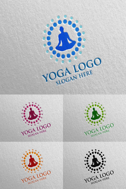 Kit Graphique #94561 Yoga Spa Divers Modles Web - Logo template Preview