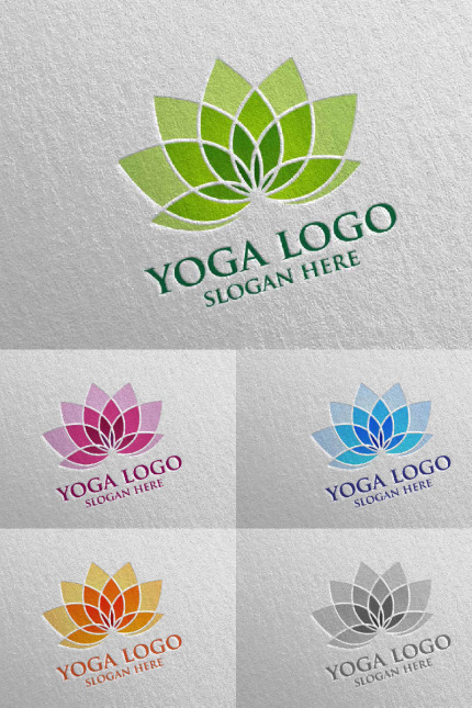 Kit Graphique #94562 Yoga Spa Divers Modles Web - Logo template Preview